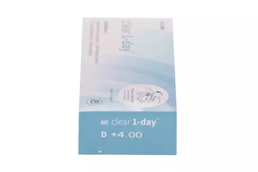 Линзы Clearlab Clear 1-day контактные R 8.8 (диоптрия +4,0), 30 шт