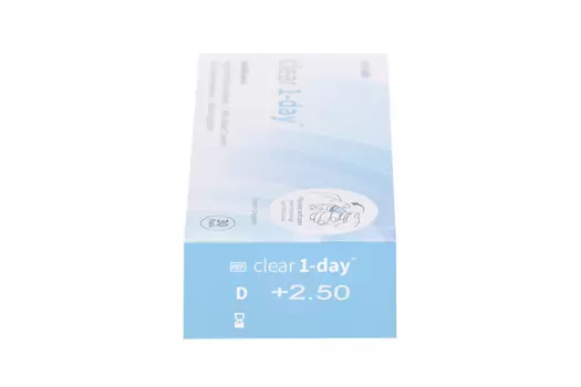 Линзы Clearlab Clear 1-day контактные R 8.7 (диоптрия +2,5), 30 шт