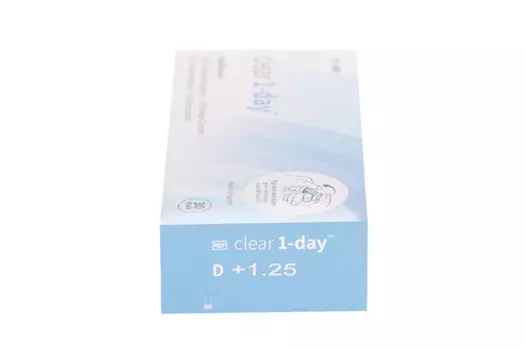 Линзы Clearlab Clear 1-day контактные R 8.7 (диоптрия +1,25), 30 шт