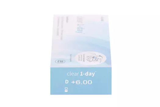 Линзы Clearlab Clear 1-day контактные R 8.8 (диоптрия +6,0), 30 шт