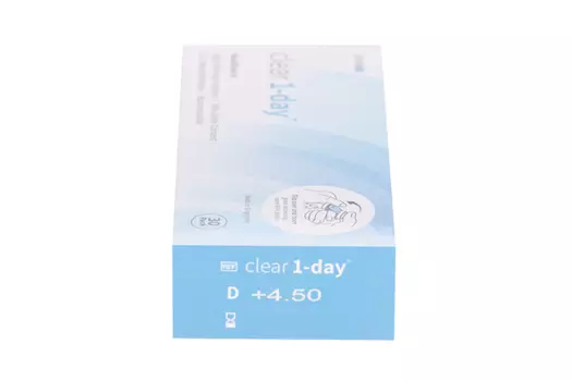 Линзы Clearlab Clear 1-day контактные R 8.8 (диоптрия +4,50), 30 шт