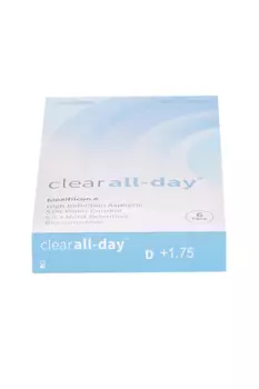 Линзы Clearlab Clear all-day контактные R 8.6 (диоптрия +1,75), 6 шт