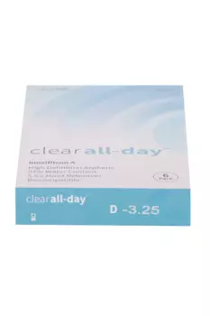 Линзы Clearlab Clear all-day контактные R 8.6 (диоптрия -3,25), 6 шт