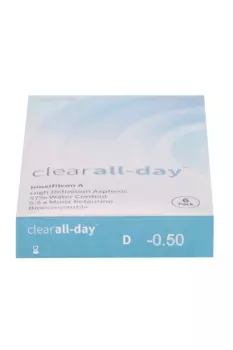 Линзы Clearlab Clear all-day контактные R 8.6 (диоптрия -0,5), 6 шт