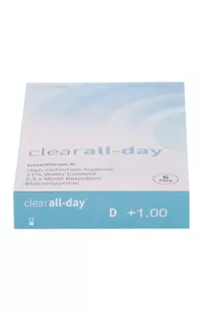 Линзы Clearlab Clear all-day контактные R 8.6 (диоптрия +1,0), 6 шт