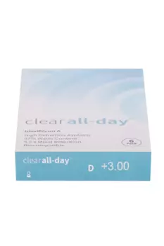 Линзы Clearlab Clear all-day контактные R 8.6 (диоптрия +3,0), 6 шт
