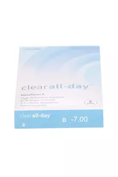 Линзы Clearlab Clear all-day контактные R 8.6 (диоптрия -7,0), 6 шт