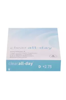 Линзы Clearlab Clear all-day контактные R 8.6 (диоптрия +2,75), 6 шт