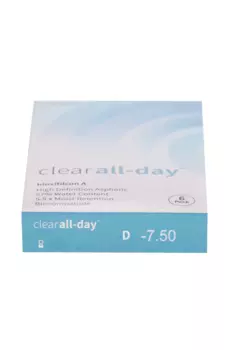 Линзы Clearlab Clear all-day контактные R 8.6 (диоптрия -7,5), 6 шт