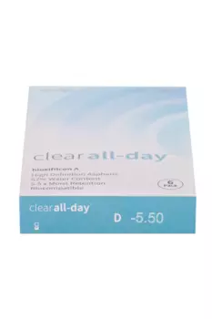 Линзы Clearlab Clear all-day контактные R 8.6 (диоптрия -5,5), 6 шт
