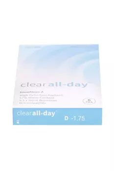 Линзы Clearlab Clear all-day контактные R 8.6 (диоптрия -1,75), 6 шт