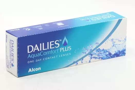 Линзы Dailies Aqua Comfort Plus R:=8.7 (диоптрия -5,0), 30 шт