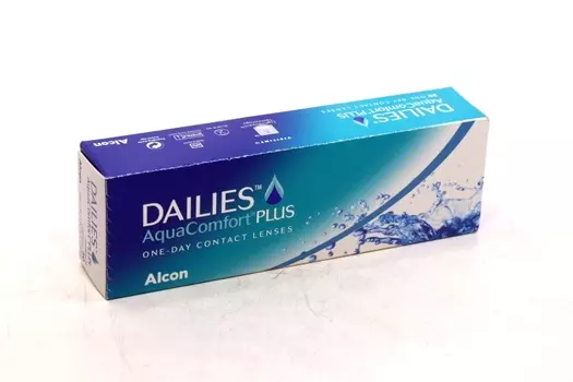 Линзы Dailies Aqua Comfort Plus R:=8.7 (диоптрия -3,0), 30 шт