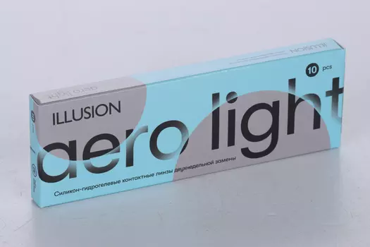 Линзы ILLUSION Aero Light контактные 2 недели (диоптрия -4,5), 10 шт