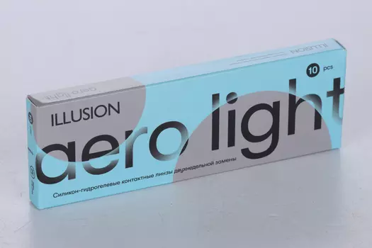 Линзы ILLUSION Aero Light контактные 2 недели (диоптрия -7,5), 10 шт