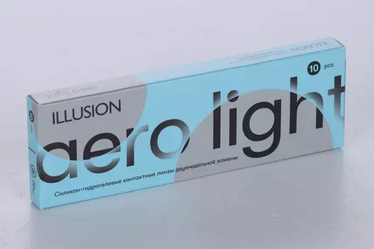 Линзы ILLUSION Aero Light контактные 2 недели (диоптрия -5,5), 10 шт
