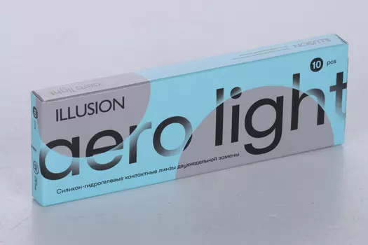 Линзы ILLUSION Aero Light контактные 2 недели (диоптрия -4,25), 10 шт