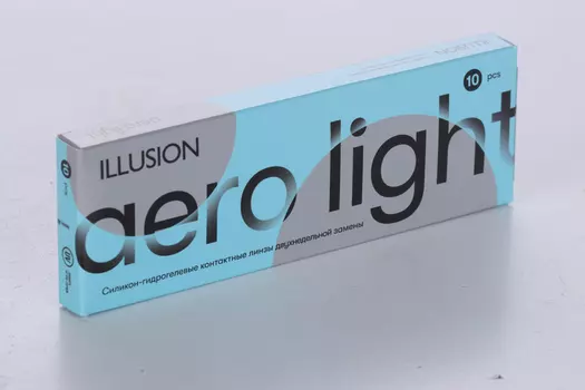 Линзы ILLUSION Aero Light контактные 2 недели (диоптрия -5,25), 10 шт