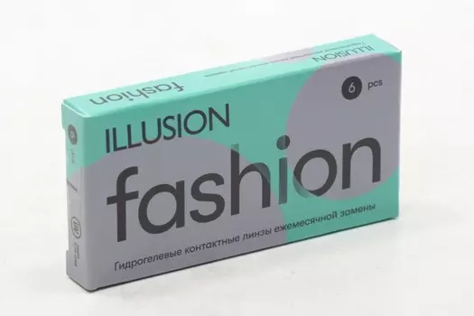 Линзы ILLUSION fashion контактные мягкие (диоптрия -3,0), 6 шт