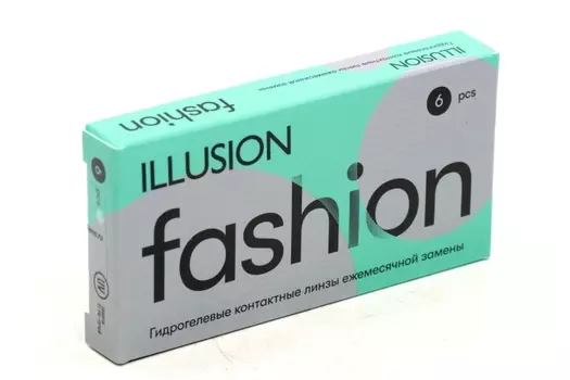 Линзы ILLUSION fashion контактные мягкие (диоптрия -4,75), 6 шт