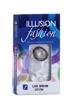 Линзы ILLUSION fashion Luxe brown контактные 1 месяц -3.5/14.5/8.6/2 шт