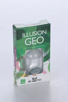 Линзы ILLUSION Geo Magic blue контактные 1 месяц -2.0/14.2/8.6 2 шт