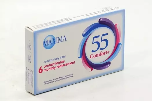 Линзы Максима 55 Комфорт плюс (диоптрия -2,75), 6 шт
