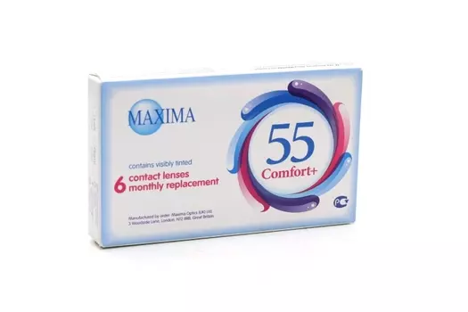 Линзы Максима 55 Комфорт плюс (диоптрия -5,5), 6 шт