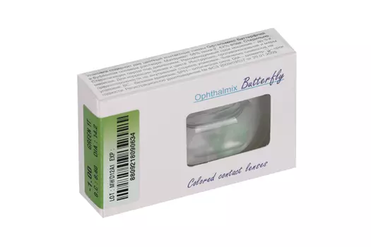 Линзы Офтальмикс Butterfly 1Т Green контактные R 8.6 (диоптрия -1,0), 2 шт