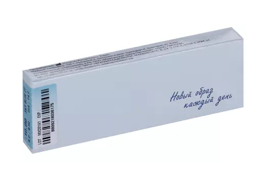 Линзы Офтальмикс Butterfly одноднев Sky/Sky Blue контактные R8.6 (диоптрия -10,0), 2 шт