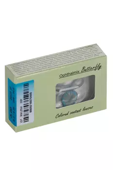 Линзы Офтальмикс Butterfly One Month Aqua/Aqua Blue контакт R 8.6 (диоптрия -5,0), 2 шт