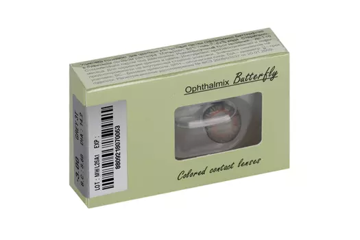 Линзы Офтальмикс Butterfly One Month Gray/Light Gray контакт R 8.6 (диоптрия -3,0), 2 шт