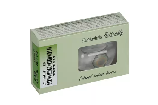 Линзы Офтальмикс Butterfly One Month Green контактные R 8.6 (диоптрия -2,0), 2 шт