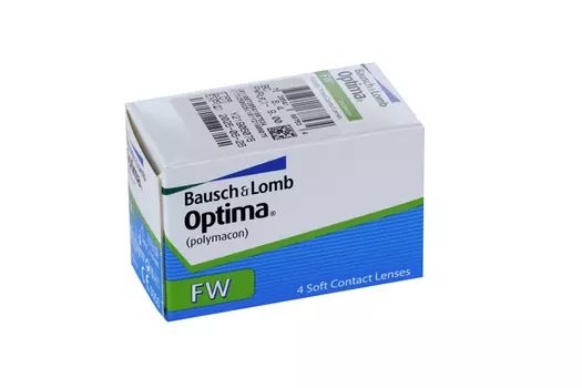 Линзы Bausch+Lomb Optima FW контактные R 8.4 (диоптрия -9,0), 4 шт