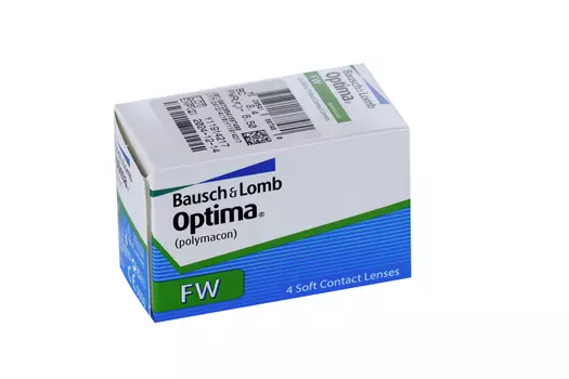 Линзы Bausch+Lomb Optima FW контактные R 8.4 (диоптрия -6,5), 4 шт