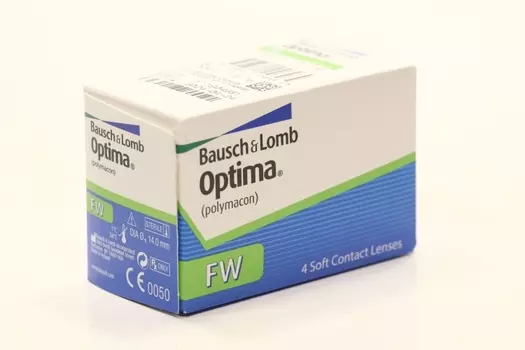Линзы Bausch+Lomb Optima FW контактные R 8.7 (диоптрия -2,75), 4 шт