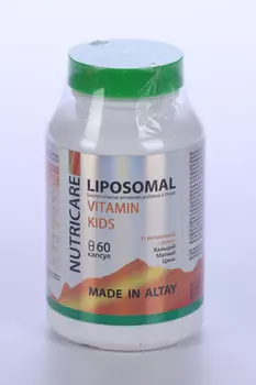 Липосомал Витамин кидс с магнием/цинком/кальцием+11 витаминов+холин, 60 шт, БАД