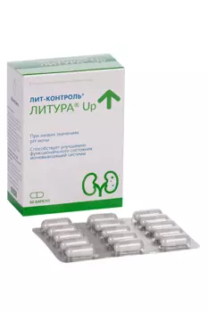 Лит-Контроль Литура Up, 722 мг, 60 шт, капсулы