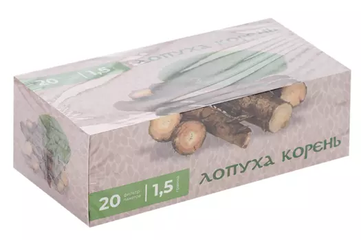 Лопуха корень Целебная поляна, 1,5 г, 20 шт, ф/п