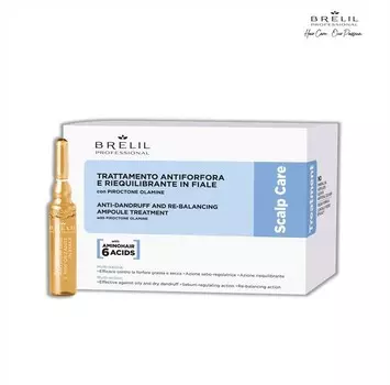 Лосьон Brelil professional AMINO TREATMENT против перхоти, 10х7 мл