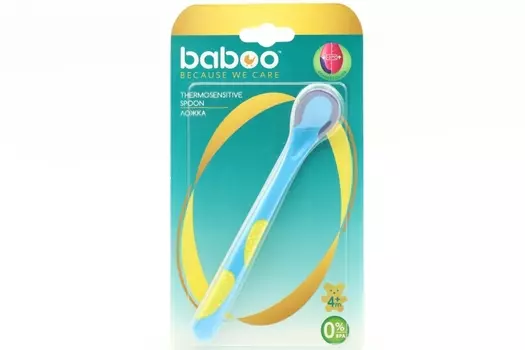 Ложка Бабуу (4 мес+), голубая