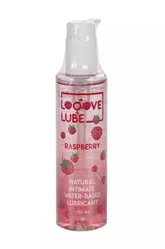 Лубрикант LoveLube Raspberry ароматизир органический, 250 мл