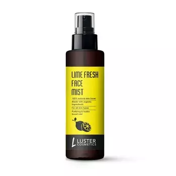 LUSTER Lime Fresh Face Mist Skin Toner Очищающий и увлажняющий мист-тонер для лица с экстрактом лайм