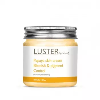 LUSTER Papaya Blemish & Pigment Control Cream Крем для проблемной кожи лица с экстрактом папайи 200м