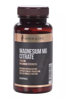 Magnesium Mg AWOCH ACTIVE, 60 шт, капсулы