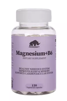 Магний + B6 Prime Kraft, 120 шт, капсулы (4627157357731)