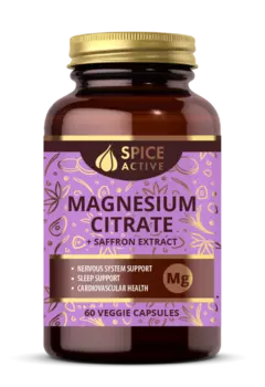 Магний цитрат Спайс Актив с экстрактом шафрана, 60 шт, капсулы