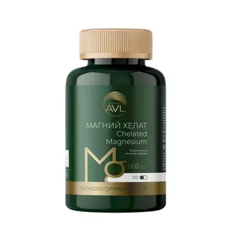 Магний Хелат, 600 мг, 120 шт, капсулы