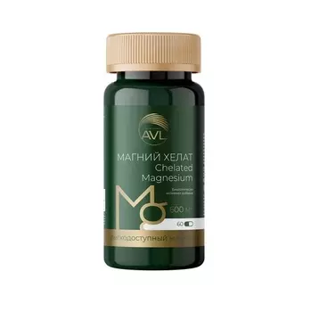 Магний Хелат, 600 мг, 60 шт, капсулы