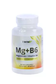 Магний+Витамин B6 1WIN, 120 шт, капсулы